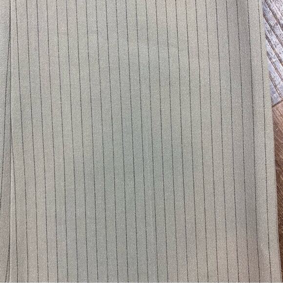 Express Editor Pinstripe Trousers Brown Size 2 - Picture 4 of 6